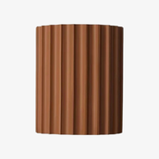 Ribellex Minimalistische gerippte geriffelte Wandleuchte Skulpturale Wandlampe für Schlafzimmer Flur N59