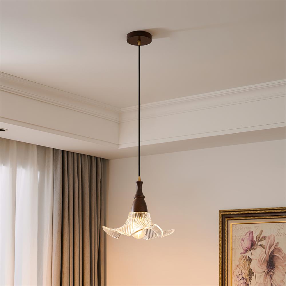 Lampa wisząca Lila ze szkła