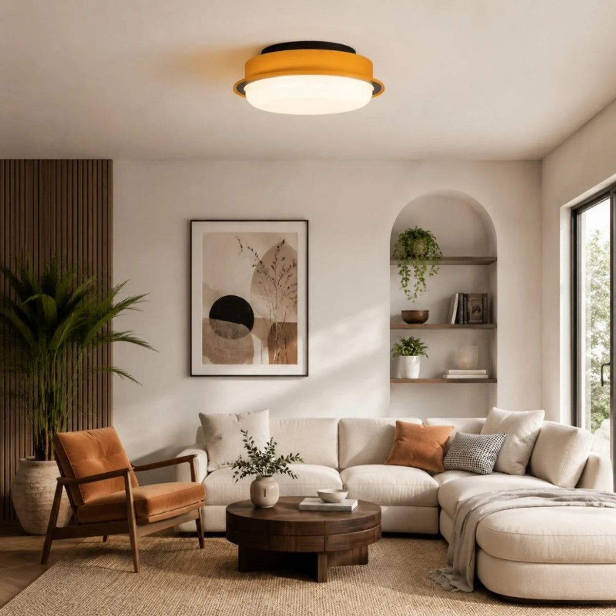 ceiling light room scene