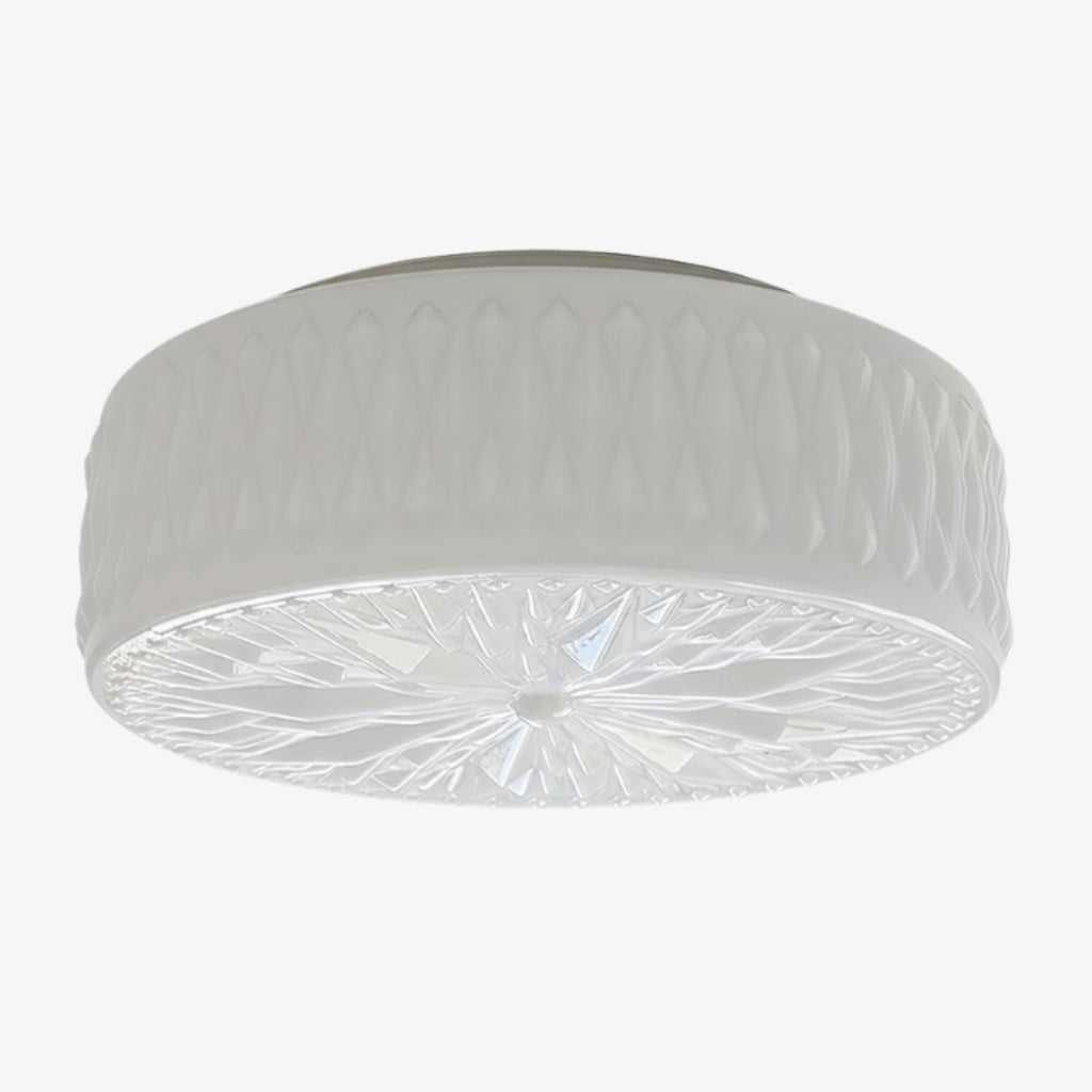 Mistaro Minimal Glass Ceiling Lamp - Flush Mount Design for Living Room and Bedroom