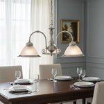 Charger l’image dans la visionneuse de la galerie, Suspension en verre côtelé TF Vintora – Finition métallique élégante pour cuisines, salles à manger et couloirs