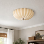 Cargar imagen en el visor de la Galería, Durnic Cream Style Ceiling Light – Modern Flush Mount Lamp for Bedroom Dining Room