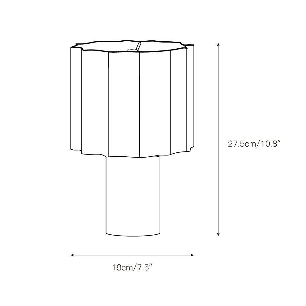 Lampe de table Valli (batterie intégrée)