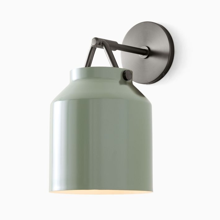 Hanton Modern Minimalist Brass and Glass Sconce – Damp Rated for Bathrooms