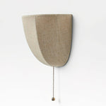 Load image into Gallery viewer, Fablune Linen Wall Lamp - Modern Fabric Textured Shade Wall Sconce for Living Room
