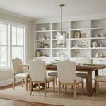 Bild in der Galerieansicht laden, RibGlow gerippte Glas-Hängeleuchte – Hängeleuchte im Antikstil für Esszimmer