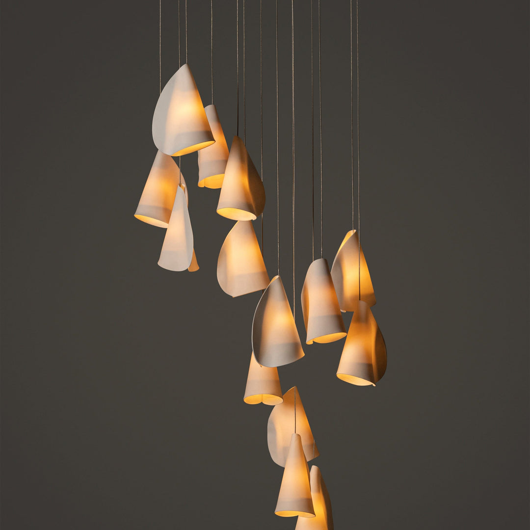 Lampada a sospensione scandinava Boki in porcellana