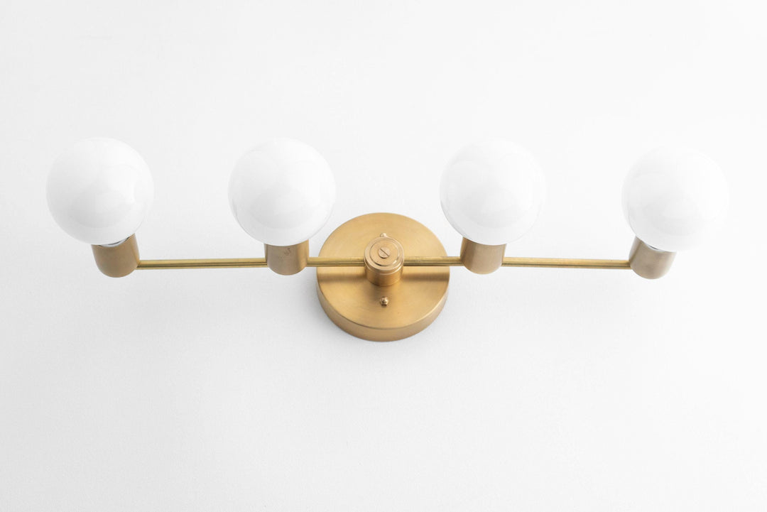 Glorica Glass Long Vanity Light - Modern Minimalist Wall Sconce Design