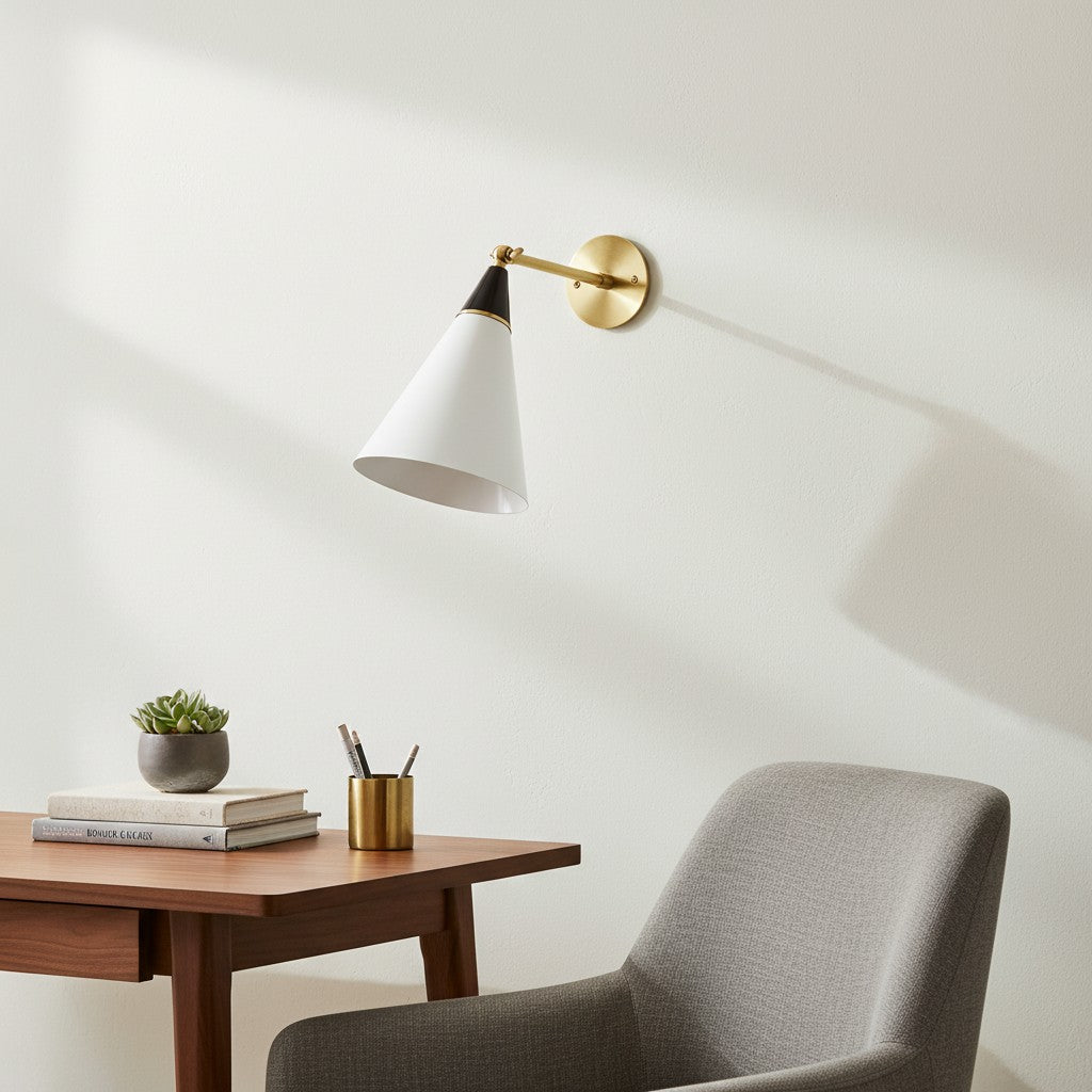 Oribelle Minimalist Wall Lamp – Contemporary Metal Sconce for Interior Space