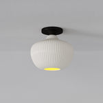 Load image into Gallery viewer, Rivrona Glass Flush Mount Ceiling Light - Modern Champagne Globe Design

