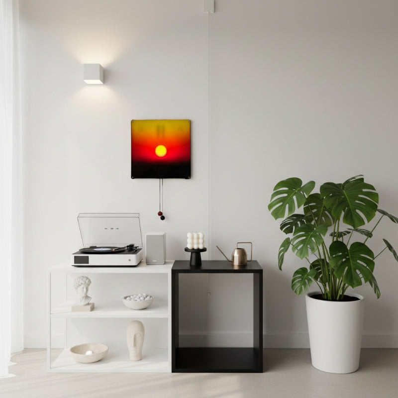 Afterglow Decorative Wall Lamp - Gradient Sunset LED Wall Lamp Suitable for Living Rooms and Bedrooms