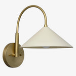Load image into Gallery viewer, Curva Metal Curved Arm Modern Wall Sconce for Bedroom &amp; Hallway
