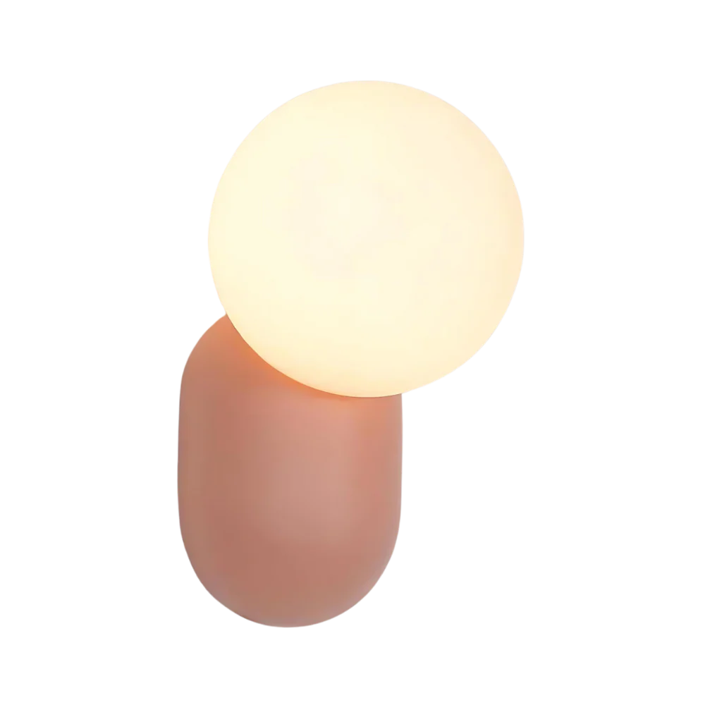 Luz de Pared de Orbe de Vidrio Nórdico Luma