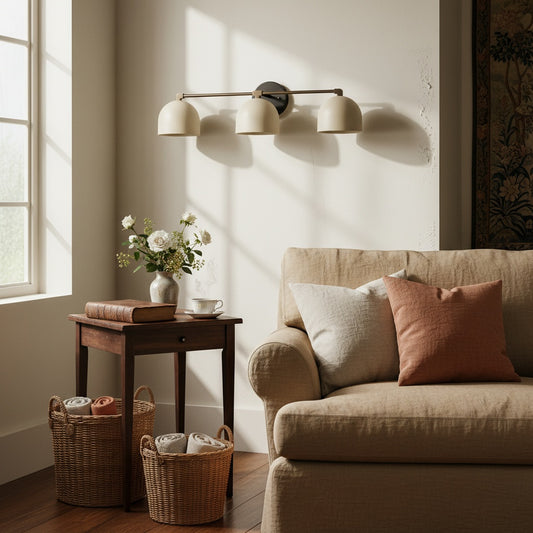Metio koepel wandlamp – halfbol ontwerp voor kaptafel en badkamer