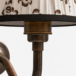 Load image into Gallery viewer, Cottaloy Vintage Fabric Curved Arm Wall Lamp for Living Room or Bedroom