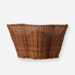 Afbeelding laden in galerijweergave, Wickara Geweven Wandkandelaar – Wandlamp met Geschulpte Mandenkap voor Slaapkamer