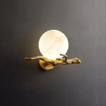 Bild in die Galerieansicht laden, Retro Zweige Alabaster Wandleuchte