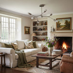 Load image into Gallery viewer, Mobilux Geometric Frame Modern Chandelier for Kitchen &amp; Living Room
