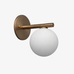 Load image into Gallery viewer, Glorica Glass Wall Sconce - Frosted Globe Light
