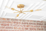 Load image into Gallery viewer, Mobilux Line Industrial Chandelier - Modern Ceiling Light Fixture for Home
