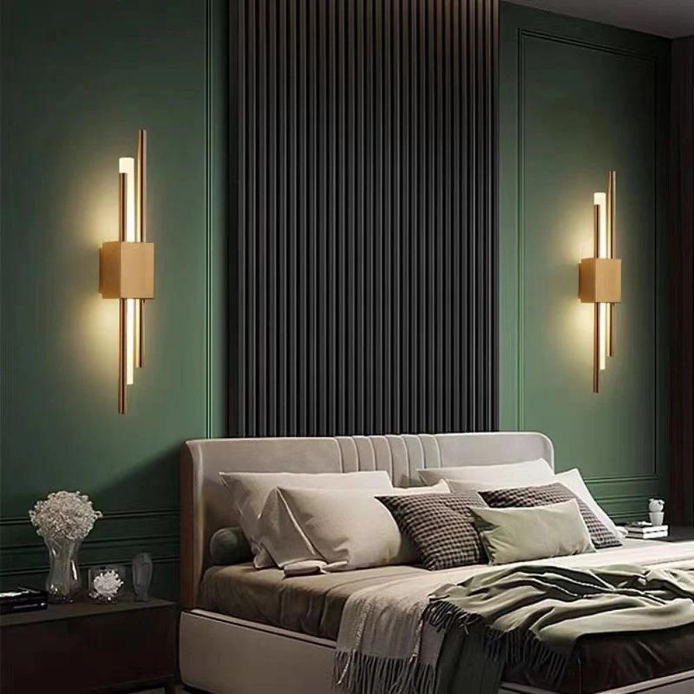 Luz de Pared con Detalles en Mármol Refined Radiance