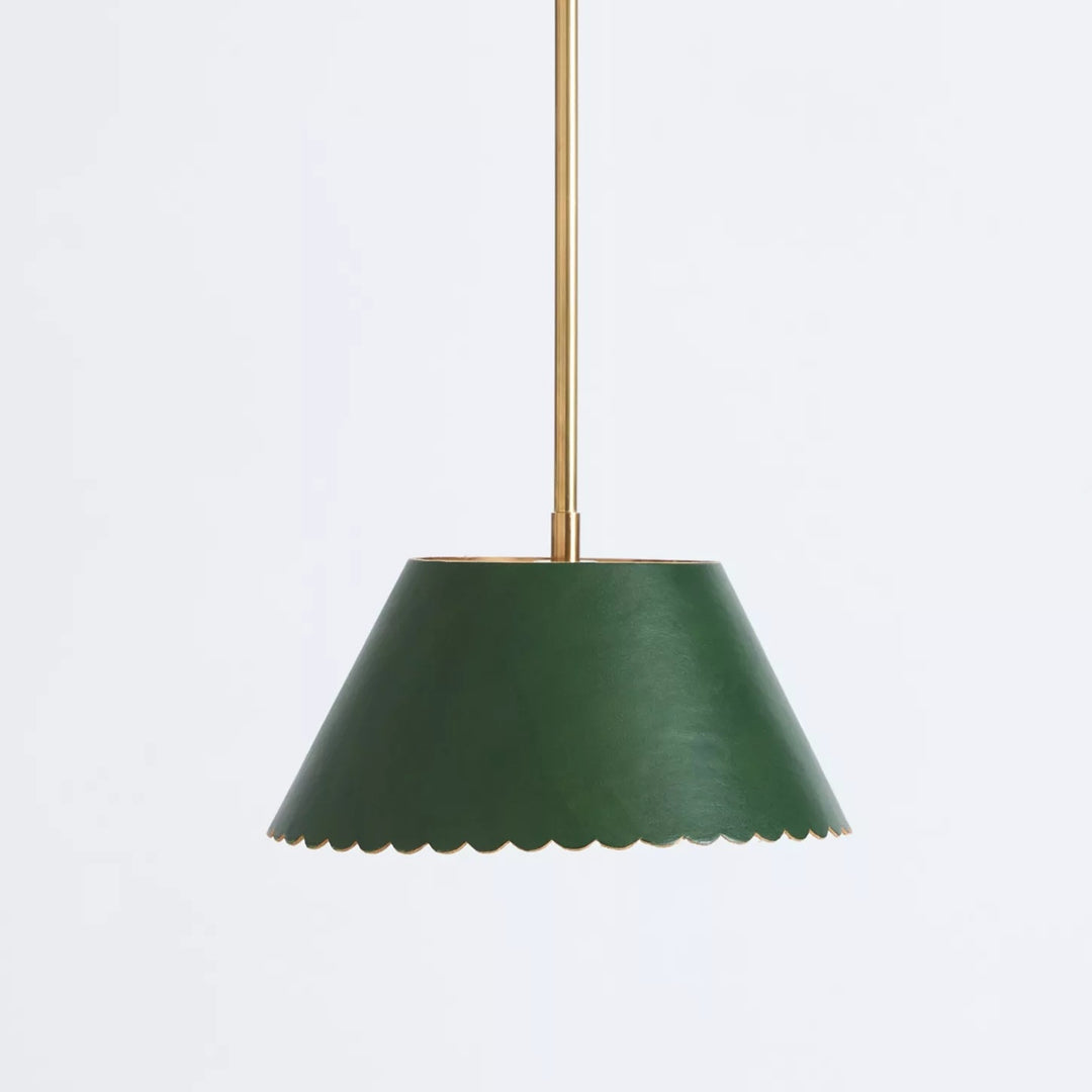 Foldray leren hanger - schelp warm licht voor slaapkamer & hal