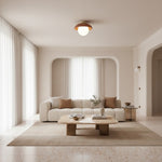 Afbeelding laden in galerijweergave, Orbion Sculpturale Ring Plafondlamp – Retro Futuristisch Ontwerp Decoratieve Plafondlamp N55