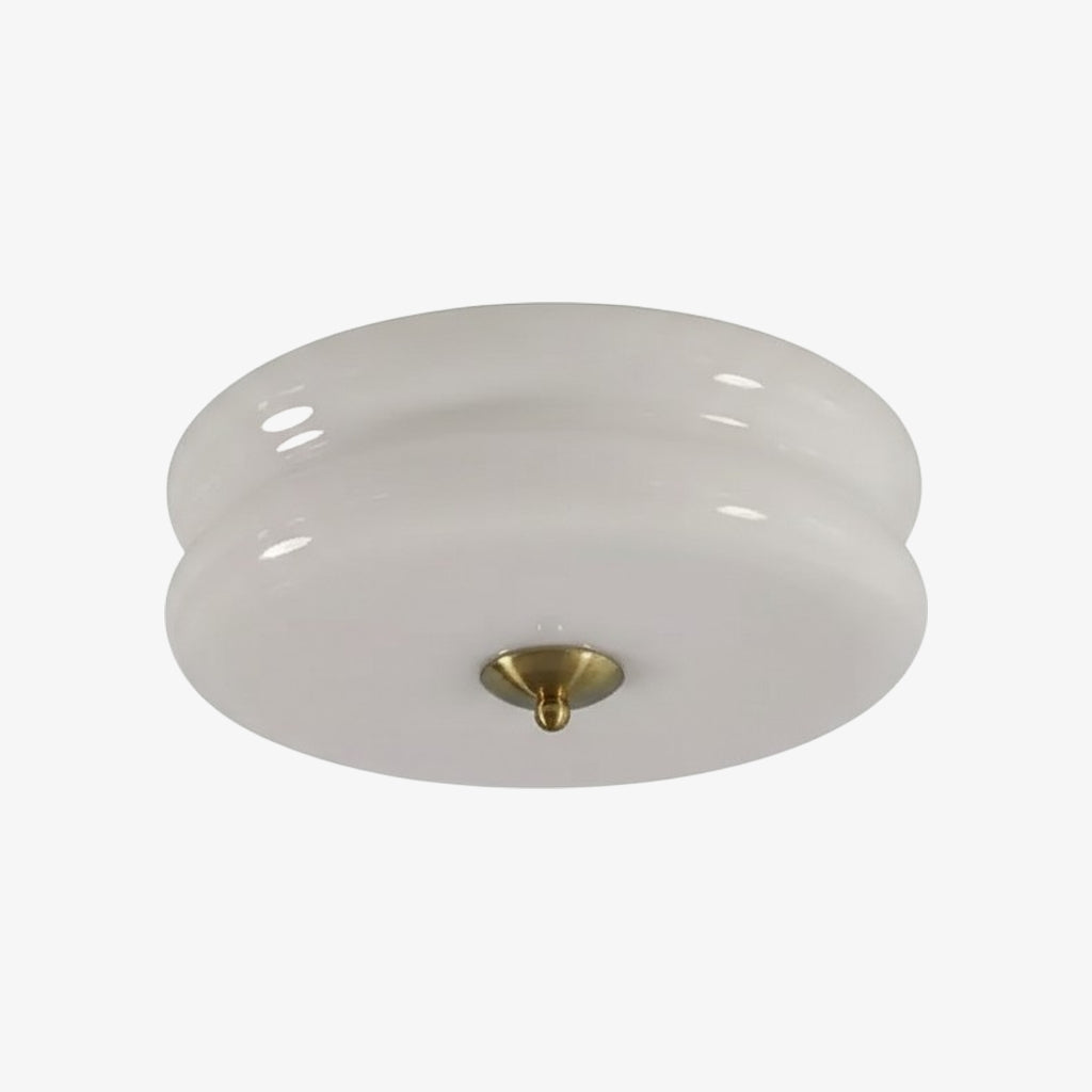 Opalix Sanft geschwungene Deckenleuchte – Art Deco inspirierte dekorative Deckenlampe für Innenräume N08