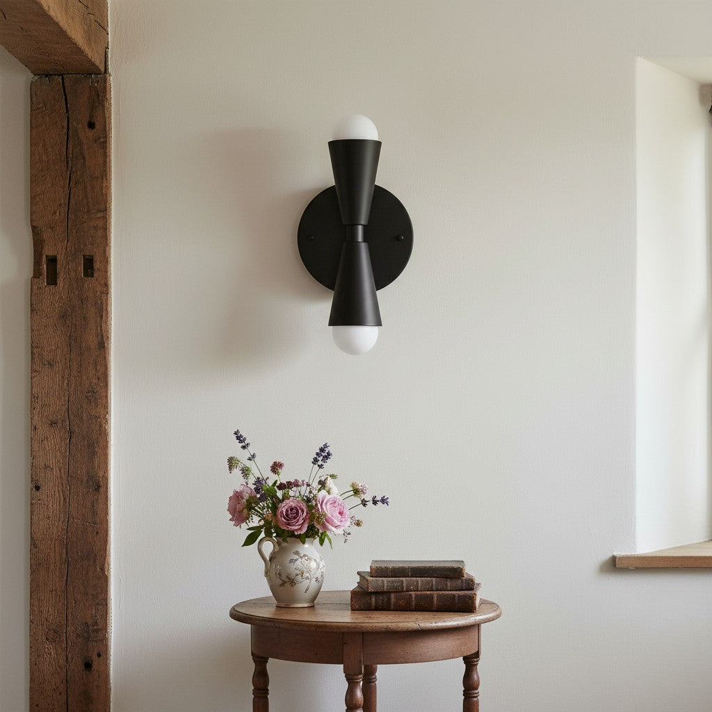 Pyralis Elongated Shade Contemporary Wall Lamp for Hall Space & Gallery