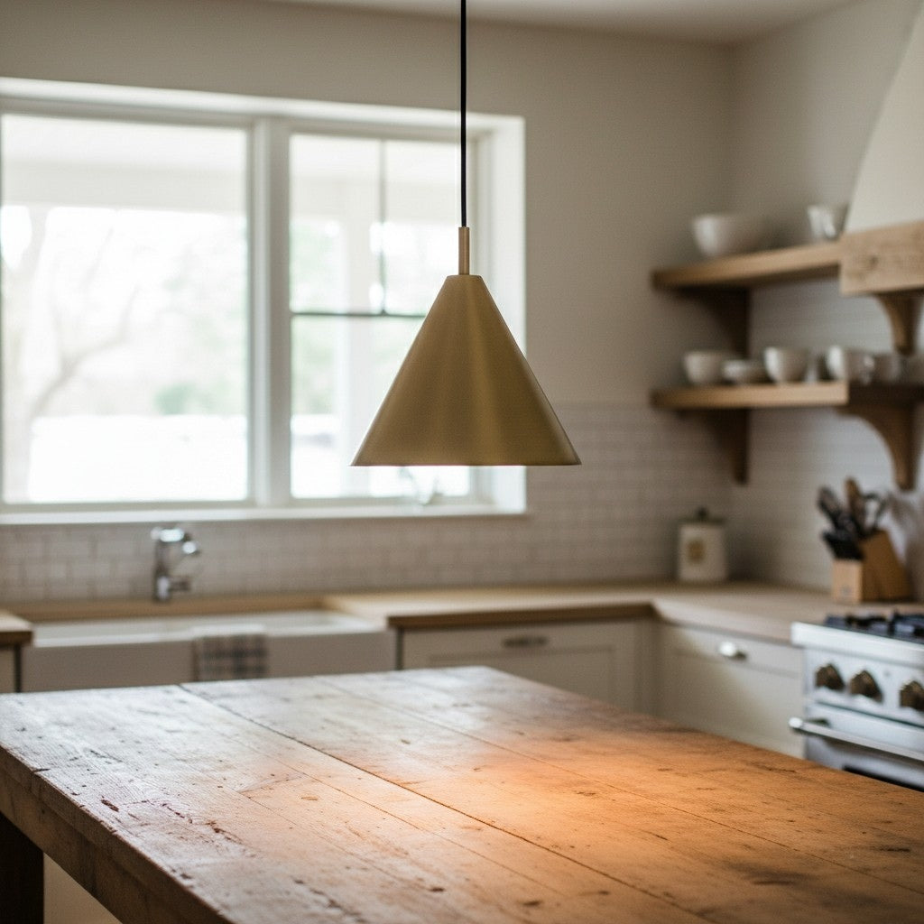 Suspension Oricone – Design classique et chic avec finition bronze ou laiton, parfaite pour la salle à manger ou le salon