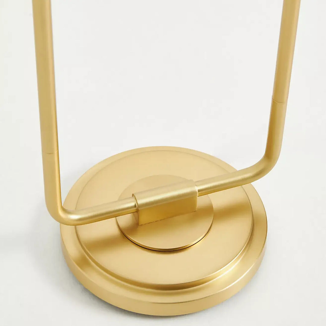 Lampadaire Duova minimaliste à 2 lampes - Lumière moderne en métal avec abat-jour plissé en tissu pour chambre ou salon