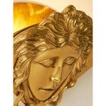 Bild in die Galerieansicht laden, Sphinx Messing Wandleuchte