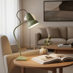 Afbeelding laden in galerijweergave, Modryx Mini Tafellamp – Piramide Basis Klassiek Erfgoed Ontwerp voor Thuis