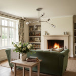 Load image into Gallery viewer, Mobilux Geometric Frame Modern Chandelier for Kitchen &amp; Living Room
