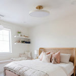 Cargar imagen en el visor de la Galería, Astris Slim Profile LED Ceiling Light - Contemporary Flush Mount Lamp for Living Room Bedroom or Hallway