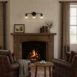 Load image into Gallery viewer, Glorica Glass 3 Shade Globe Vanity Light - Soft Bathroom Light Fixture
