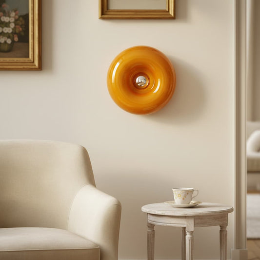 Halorentis Bauhaus Donut Design Table and Wall Lamp – Sculptural Modern Lighting for Living Spaces N11