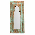 Carica l'immagine nella visualizzazione Galleria, Rustic Carved Wood Arch Wall Mirror image 12
