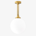 Load image into Gallery viewer, Glorica Glass Frosted Globe Pendant Light - Art Deco Hanging Light for Home
