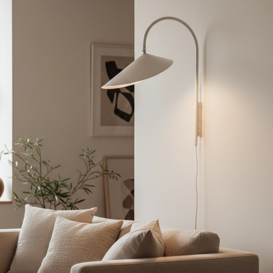 Applique murale réglable Swivora - Lampe en métal contemporaine à bras pivotant pour bureau et cuisine N09