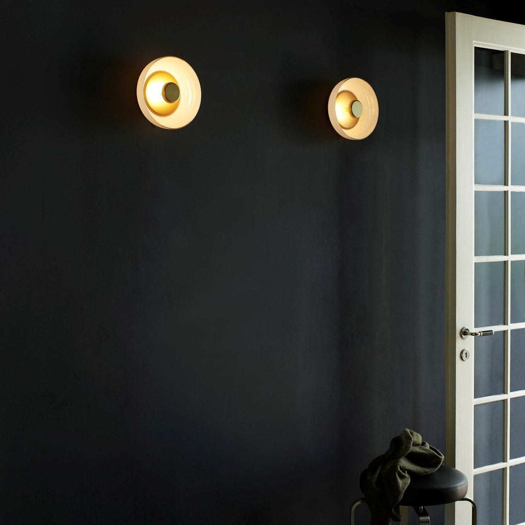 De Schitterende Gloed Premium Minimalistische Messing Wandlamp