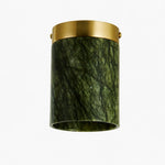 Cargar imagen en el visor de la Galería, Style A dark green gold vintage flush mount ceiling light