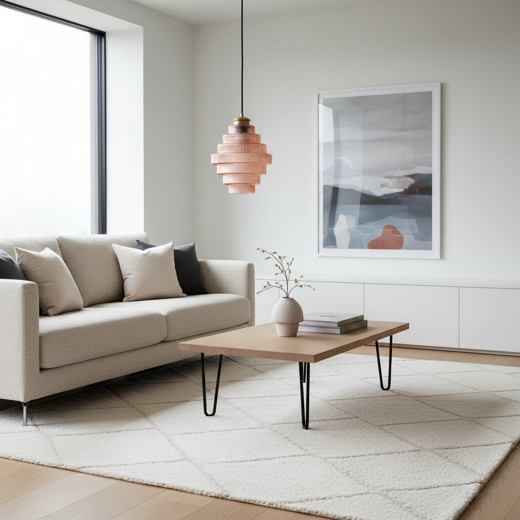 Bottis Gestreepte Glazen Fles Hanglamp met Artistieke Verticale Kap U19