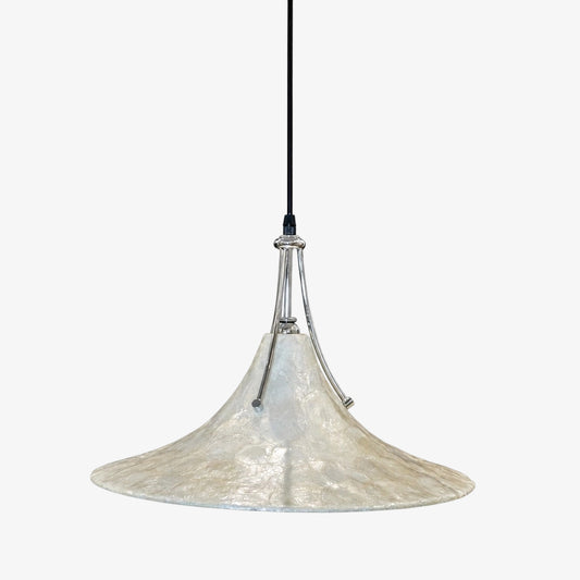 Lámpara colgante artística Lunavera de concha Capiz contemporánea minimalista para múltiples habitaciones  