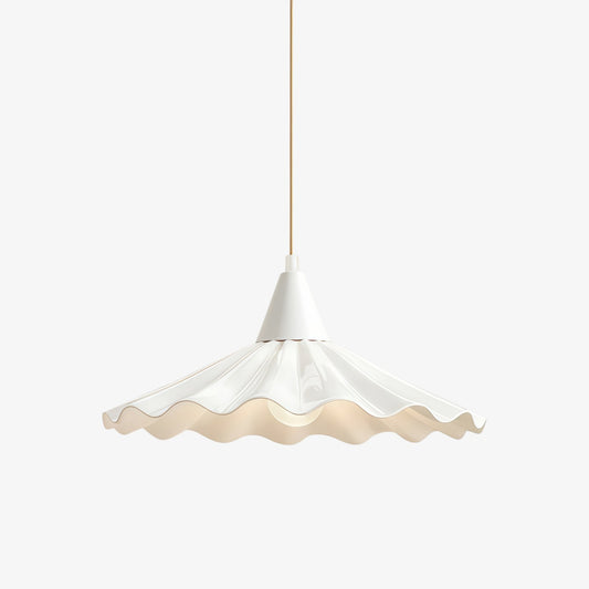 Suspension Artistique en Céramique Vague Arluneva - Lumière Moderne Artisanale pour Salon