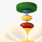Cargar imagen en el visor de la Galería, Green canopy and colorful stacked metal accent detail