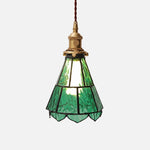 Cargar imagen en el visor de la Galería, French country ripple glass light fixture