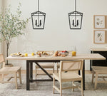 Load image into Gallery viewer, Rowan Bronze and Brass Lantern Pendant Light - Steel Hanging Ceiling Fixture
