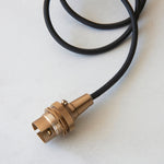 Afbeelding laden in galerijweergave, Plaitar Moderne Messing Hanglamp - Minimalistische Plafondlamp met Gevlochten Snoer voor Gangen