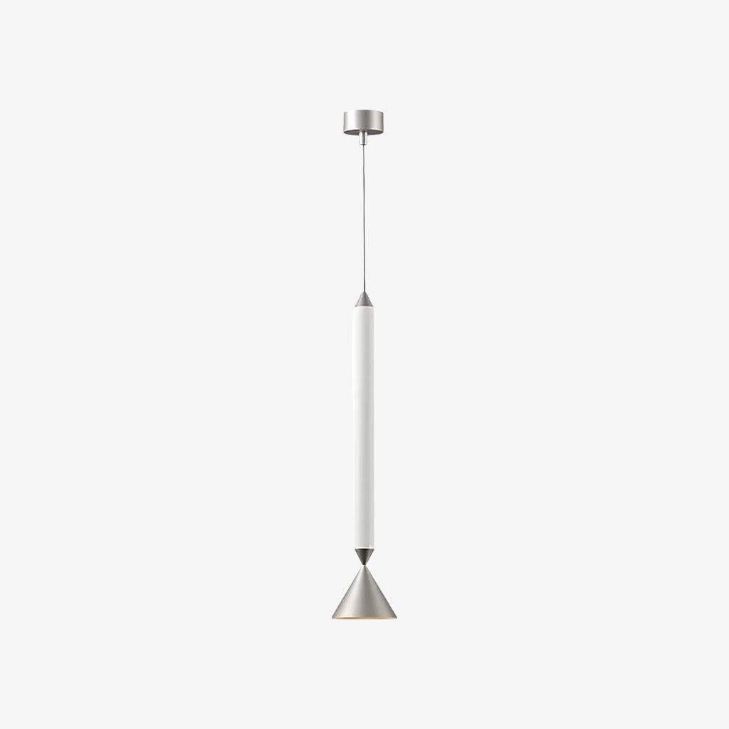 Vertara Minimal Cone Pendant Light – Sleek Architectural Hanging Lamp for Dining and Kitchen